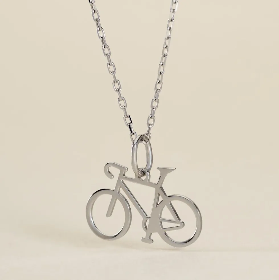 Pendentif Vince Argent Blanc