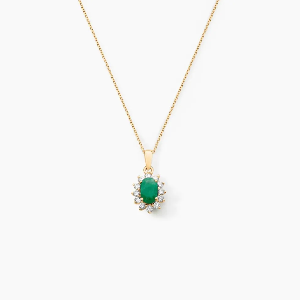 Pendentif Vladimir Or Jaune Rubis Diamants