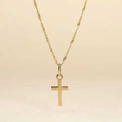 Pendentif Yoanie Croix Or Jaune