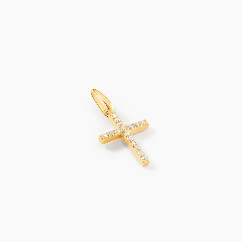 Pendentif Allen Or Jaune Oxyde De Zirconium