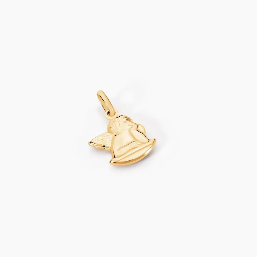 Pendentif Ange Endormi Or Jaune