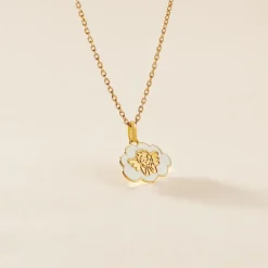Pendentif Ange Nuage Or Jaune
