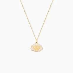 Pendentif Ange Nuage Or Jaune