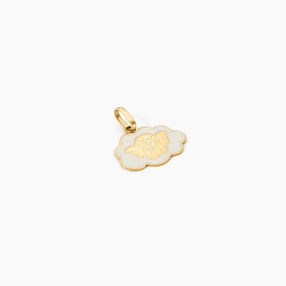 Pendentif Ange Nuage Or Jaune