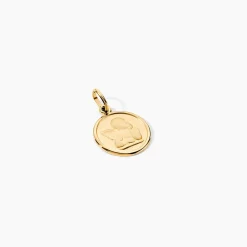 Pendentif Ange Rond Or Jaune
