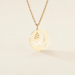 Pendentif Anny Colombe Or Jaune