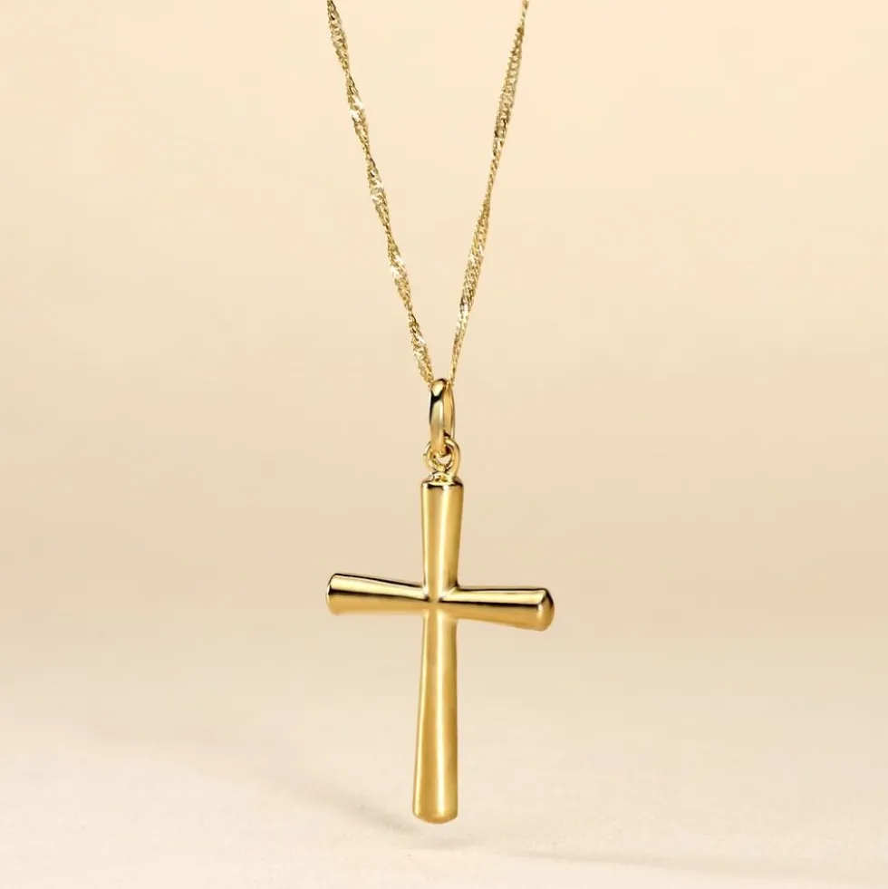Pendentif Arantxa Croix Or Jaune