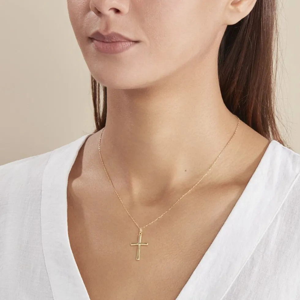 Pendentif Arantxa Croix Or Jaune