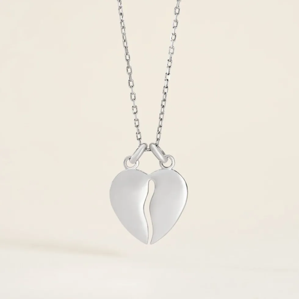 Pendentif Axelia Argent Blanc