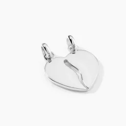 Pendentif Axelia Argent Blanc