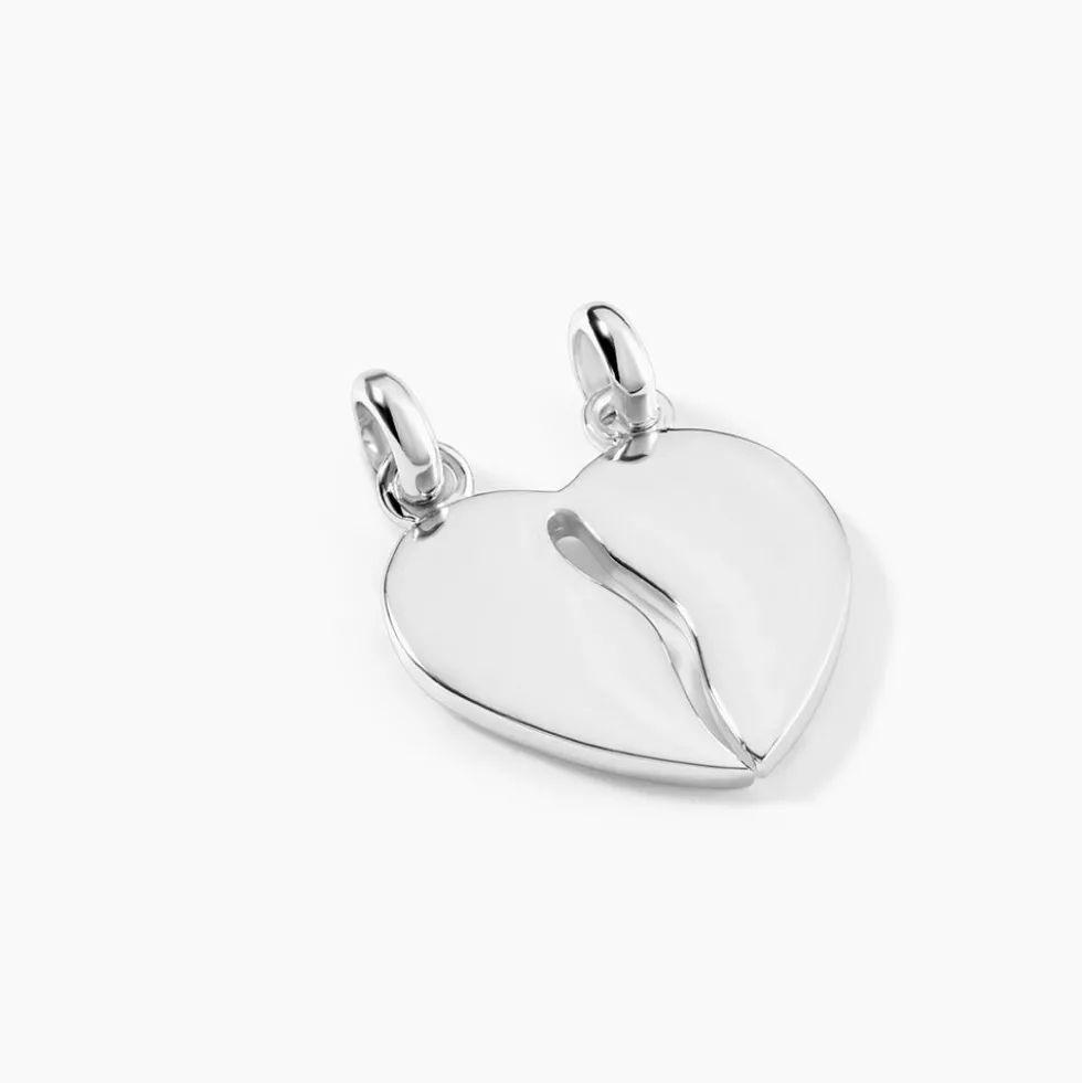 Pendentif Axelia Argent Blanc