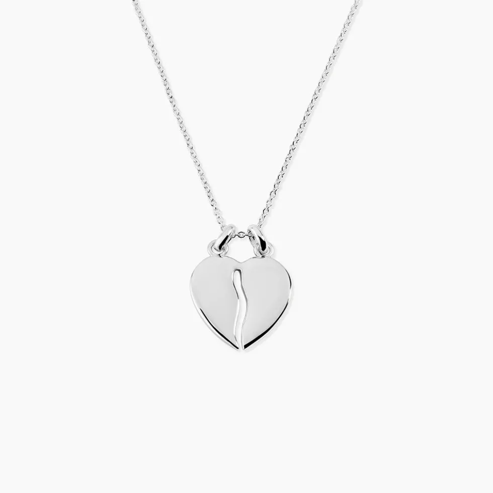 Pendentif Axelia Argent Blanc
