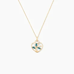 Pendentif Baylee Or Jaune Topaze Oxyde De Zirconium