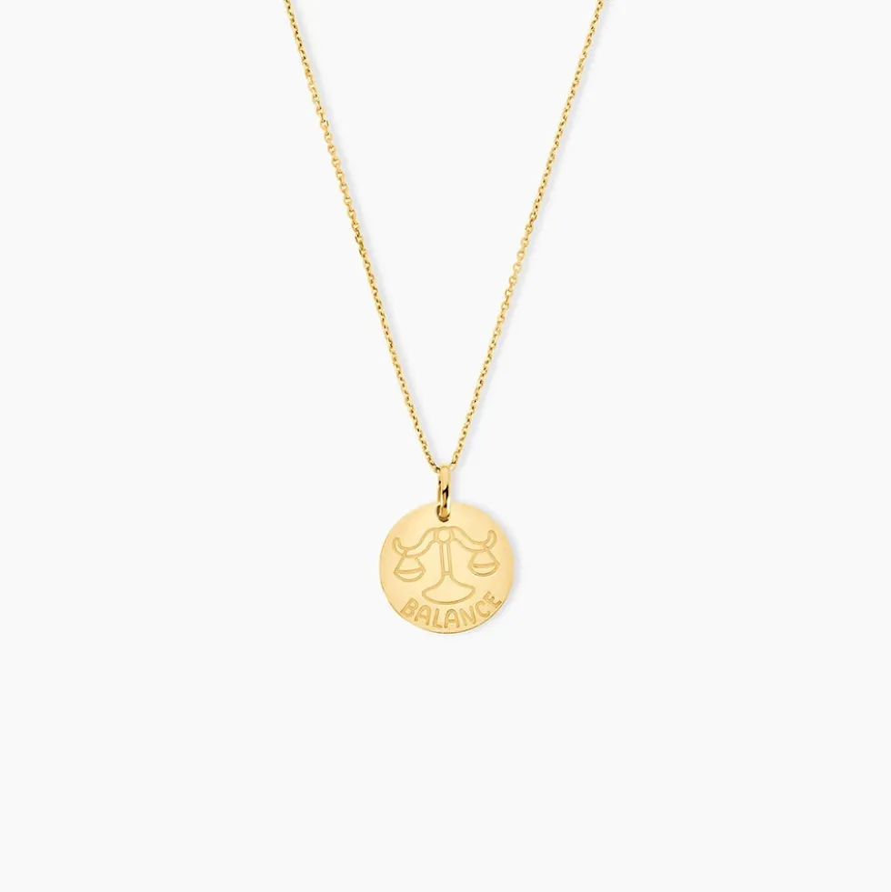 Pendentif Bergonia Zodiaque Or Jaune