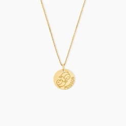 Pendentif Bergonia Zodiaque Or Jaune