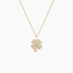 Pendentif Brewal Or Jaune Oxydes De Zirconium
