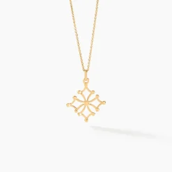 Pendentif Dajo Croix Occitane Or Jaune