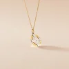 Pendentif Demyan Or Bicolore Oxyde De Zirconium