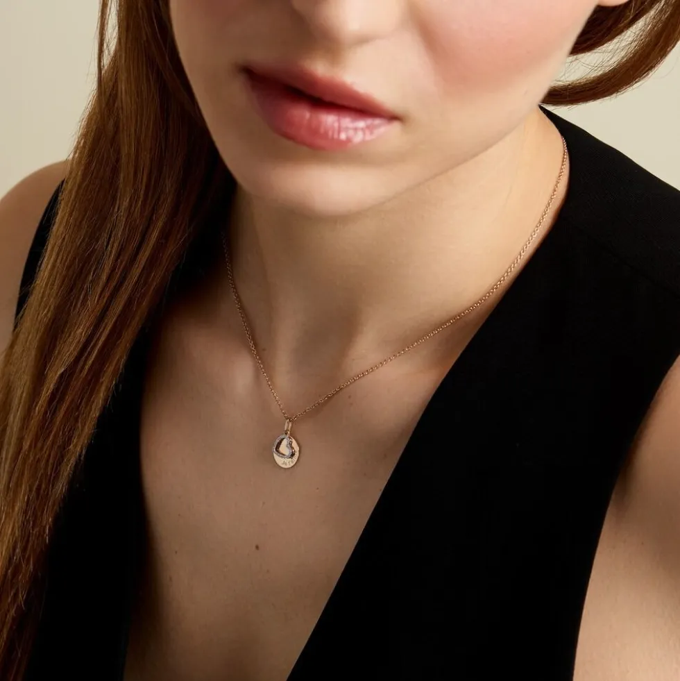 Pendentif Dezirinda Or Jaune Oxyde De Zirconium