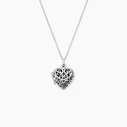 Pendentif Ellya Argent Blanc