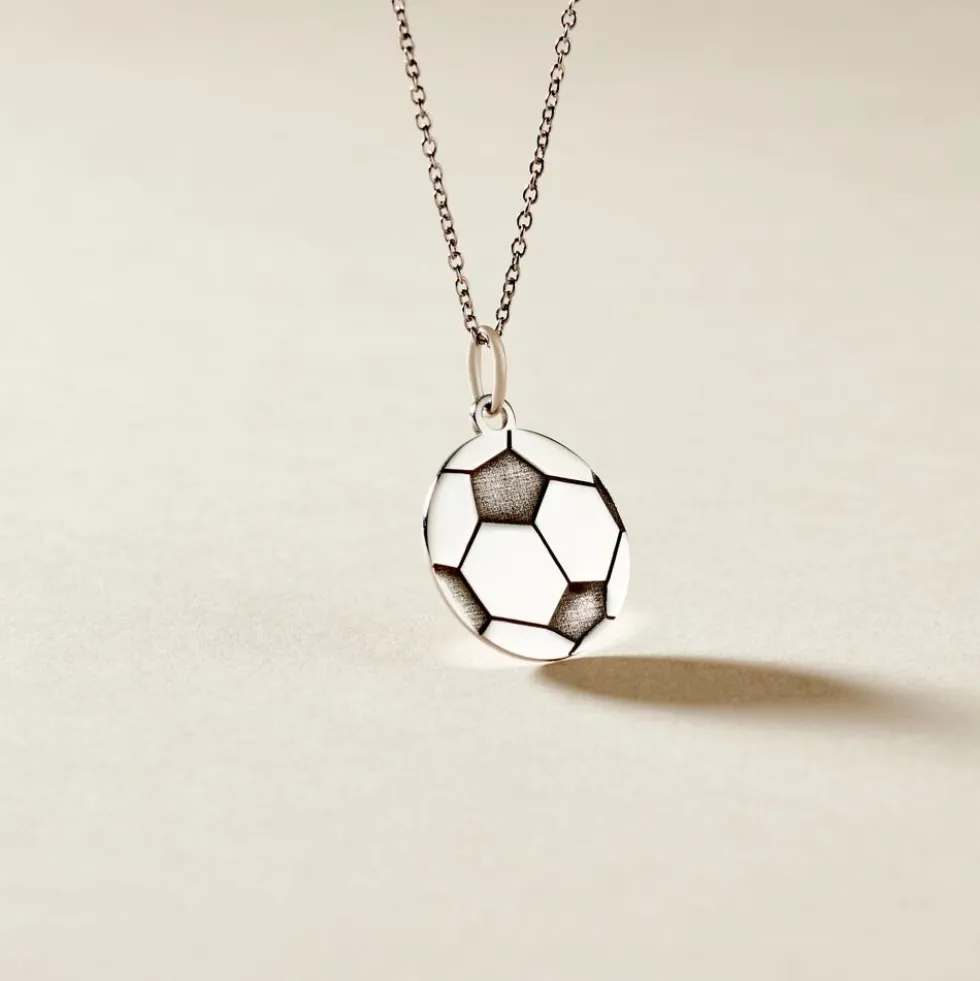 Pendentif Emil Argent Blanc