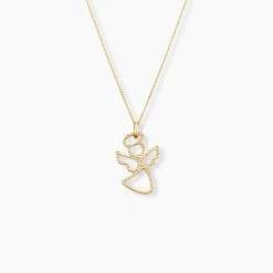 Pendentif Estrellita Ange Aureole Or Jaune