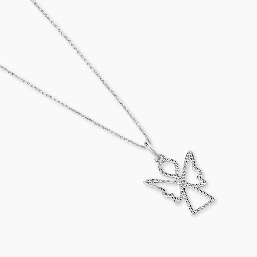 Pendentif Estrellita Ange Or Blanc
