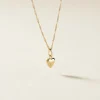 Pendentif Eudocie Coeur Lisse Or Jaune