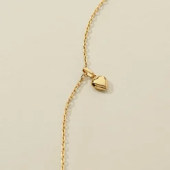 Pendentif Eudocie Coeur Lisse Or Jaune
