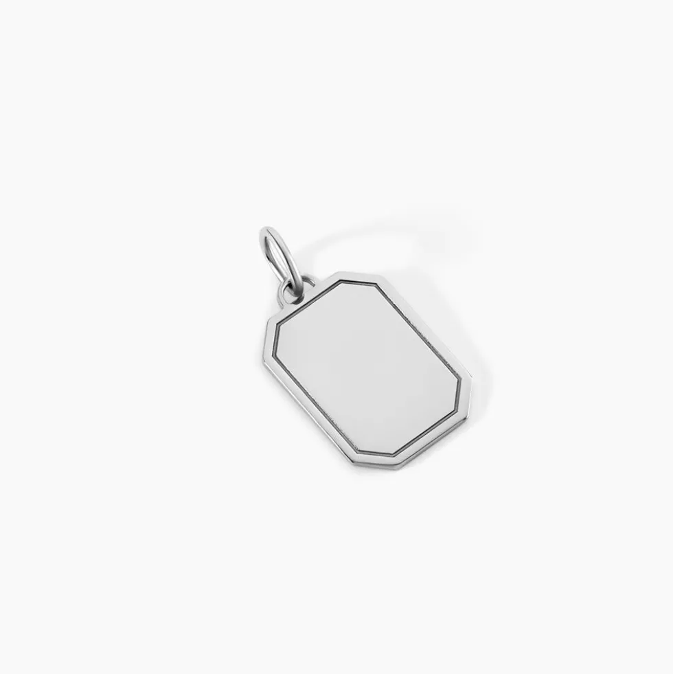 Pendentif Eulalio Argent Blanc