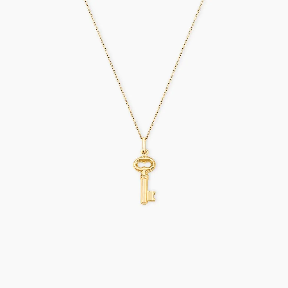 Pendentif Fatilia Clef Coeur Or Jaune