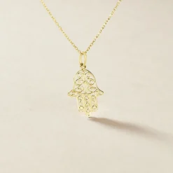 Pendentif Fatmah Or Jaune