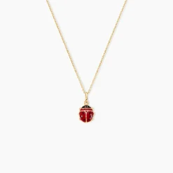 Pendentif Fedelina Coccinelle Or Jaune