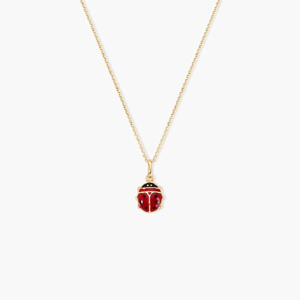 Pendentif Fedelina Coccinelle Or Jaune