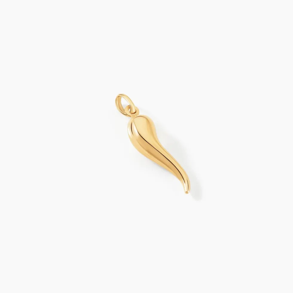 Pendentif Felicette Corne Abondance Or Jaune