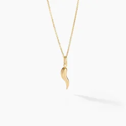 Pendentif Felicette Corne Abondance Or Jaune