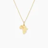 Pendentif Gaietana Afrique Or Jaune
