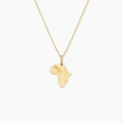 Pendentif Gaietana Afrique Or Jaune