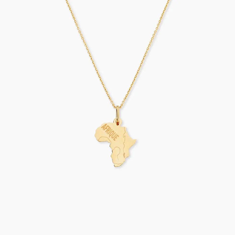 Pendentif Gaietana Afrique Or Jaune
