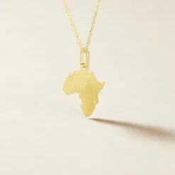 Pendentif Gaietana Afrique Or Jaune