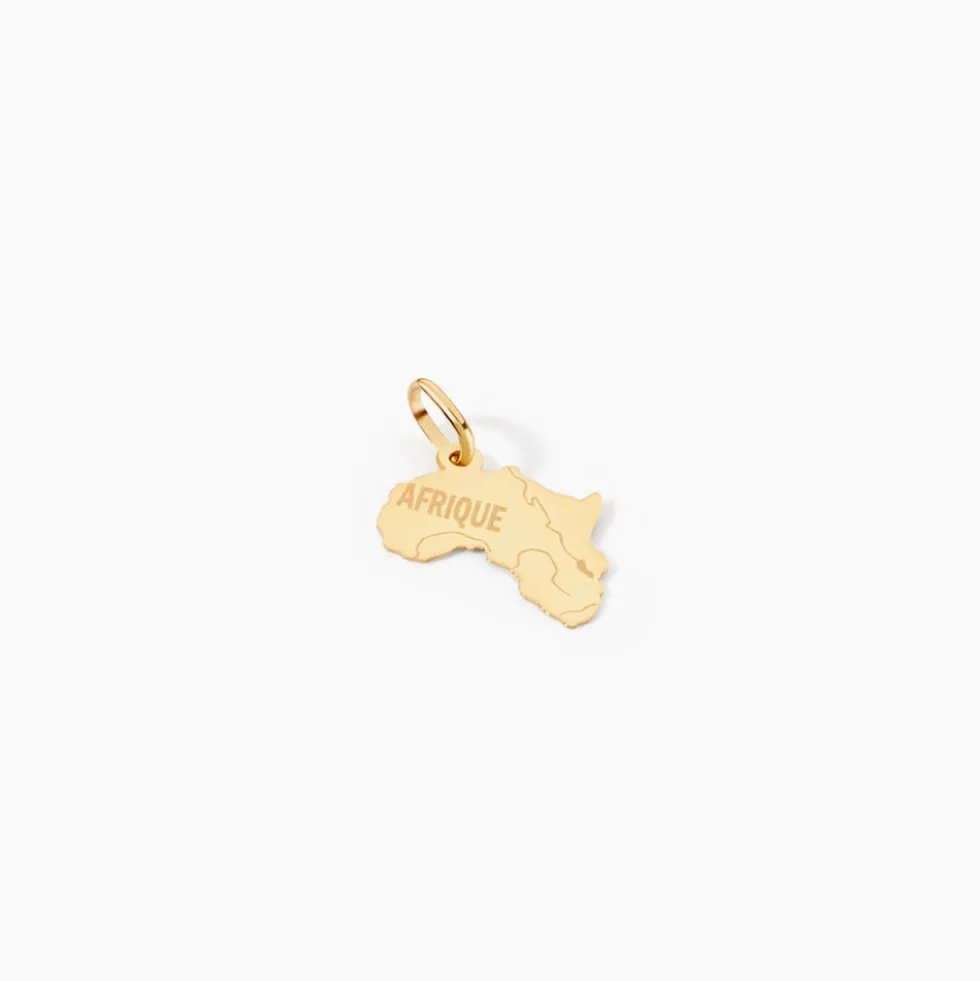 Pendentif Gaietana Afrique Or Jaune