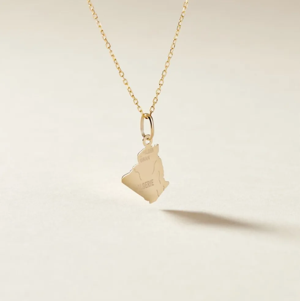 Pendentif Gaietana Algerie Or Jaune