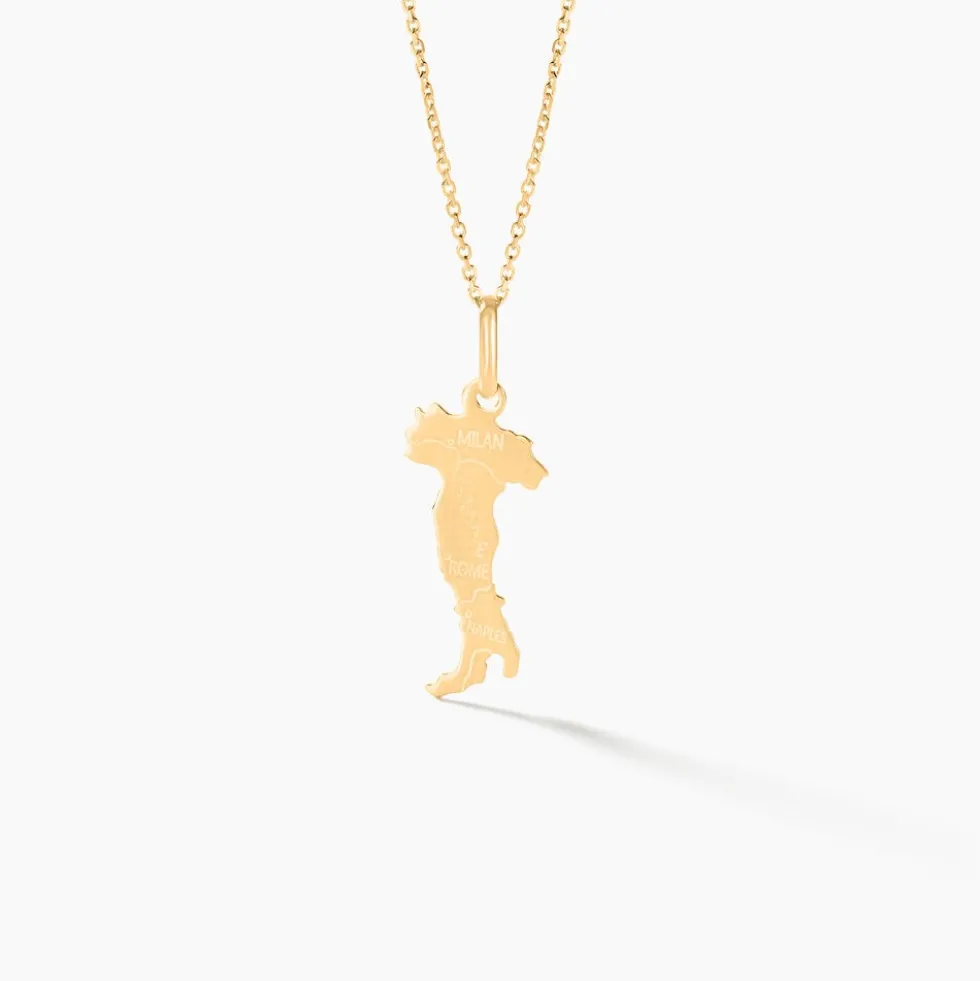 Pendentif Gaietana Italie Or Jaune