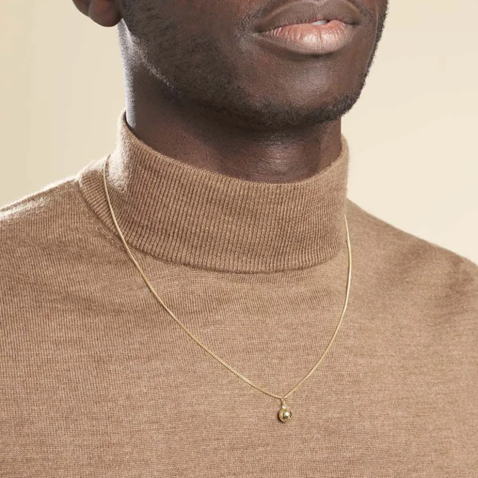 Pendentif Germina Sport Foot Or Jaune