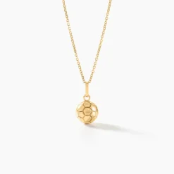 Pendentif Germina Sport Foot Or Jaune