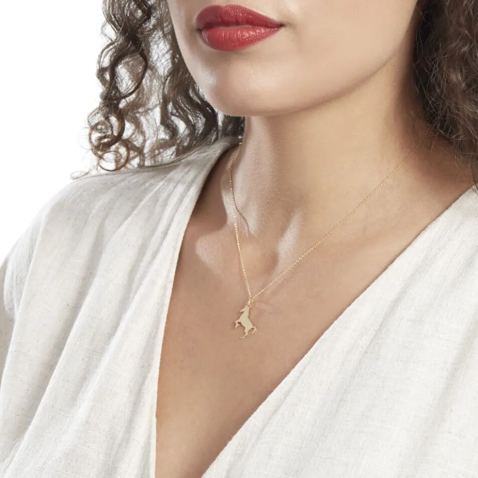 Pendentif Gilberto Cheval Or Jaune