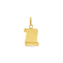 Pendentif Golda Ange Parchemin Or Jaune