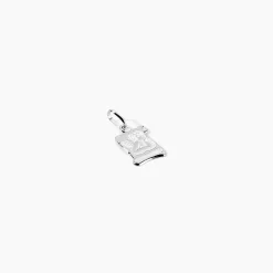 Pendentif Golda Ange Parchemin Or Blanc