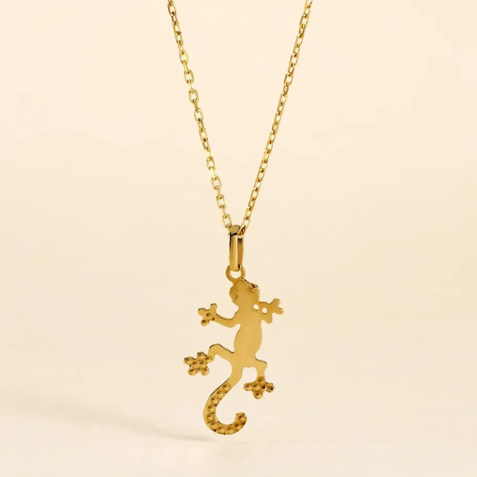 Pendentif Guila Salamandre Or Jaune