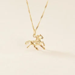 Pendentif Hagan Cheval Or Jaune